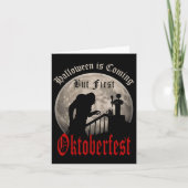 Funny Vampire Bierliebhaber Gran Dracula Männer Karte (Vorderseite)