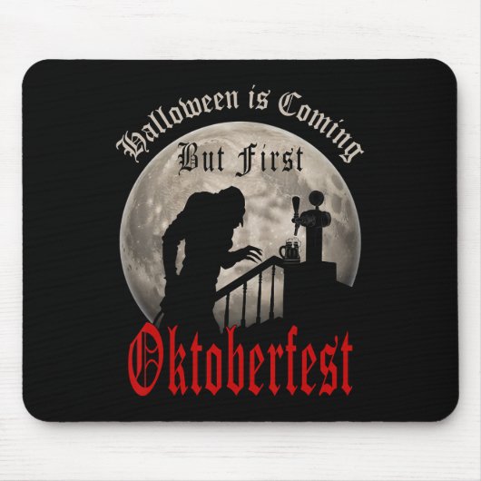 Funny Vampire Bierliebhaber Gran Dracula Männer Mousepad (Vorne)