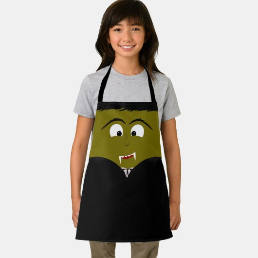 Funny Vampire Halloween Schürze (Insitu)