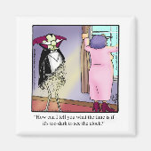 Funny Vampire Halloween Spaß Magnet (Vorne)