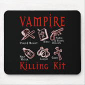 Funny Vampire Killing Kit Mousepad (Vorne)