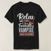 Funny Vampire Phlebotomist Phlebotomy Technician T T-Shirt (Design vorne)