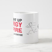 Funny Vampire Spaß Morning Meme Jumbo-Tasse (Vorderseite)