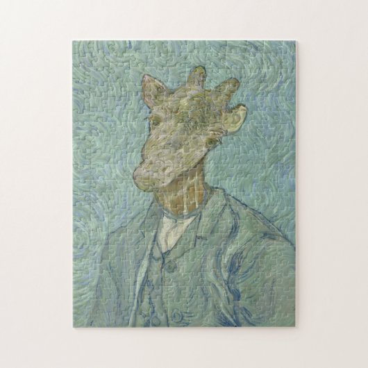 Funny Van Gogh Giraffe Jigsaw Puzzle (Vertikal)