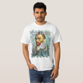 Funny Van Gogh Selbstportrait mit Hängemaske T-Shirt (Vorne ganz)