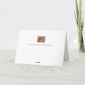 Funny Vater 70. Geburtstag Custom Karte (Rückseite)