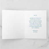 Funny Vater and Daughter Grußkarte Karte (Innenseite)