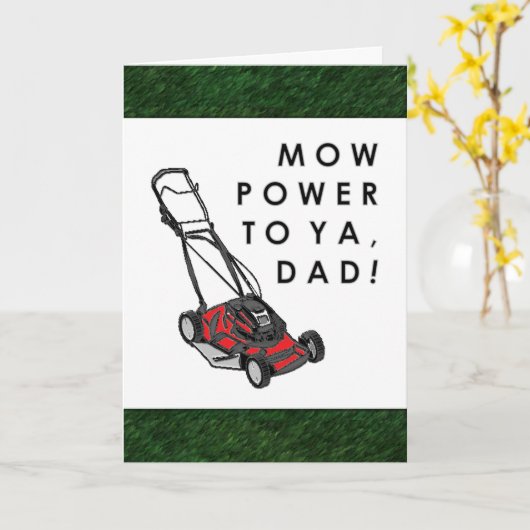 Funny Vater Birthday Karte (Gelbe Blume)