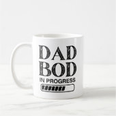 Funny Vater Bod ist im Gange | Schwarzer Vater Kaffeetasse (Links)
