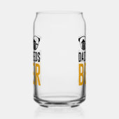 Funny Vater braucht Bierkunst Dosenglas (Links)
