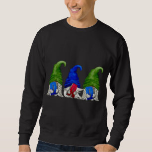 Funny Vater Briefe wie Papa Daddy und Opa Gnom Sweatshirt