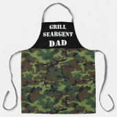 Funny Vater Camoflage Camouflage Grill Suche Schürze (Vorderseite)