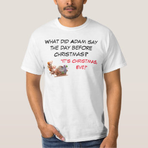 Funny Vater Christmas Joke T - Shirt