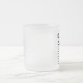 Funny Vater Definition Custom Mattglastasse (Mittel)