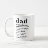 Funny Vater Definition Kaffeetasse