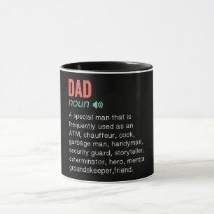 Funny Vater Definition Tasse