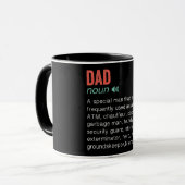 Funny Vater Definition Tasse (Vorderseite Links)