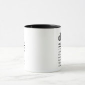 Funny Vater Definition Tasse (Zentrum)