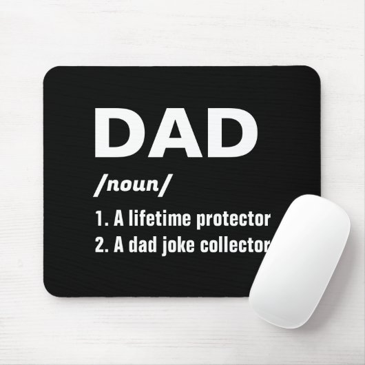 Funny Vater Definition Vatertag Mousepad (Mit Mouse)