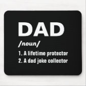 Funny Vater Definition Vatertag Mousepad (Vorne)