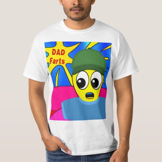 Funny Vater Furzen T-Shirt (Vorderseite)