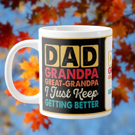 Funny "Vater Großvater" Jumbo-Tasse