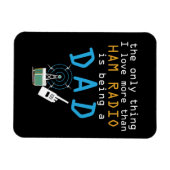 Funny Vater Ham Radio Fathers Day Amateur Männer G Magnet (Horizontal)
