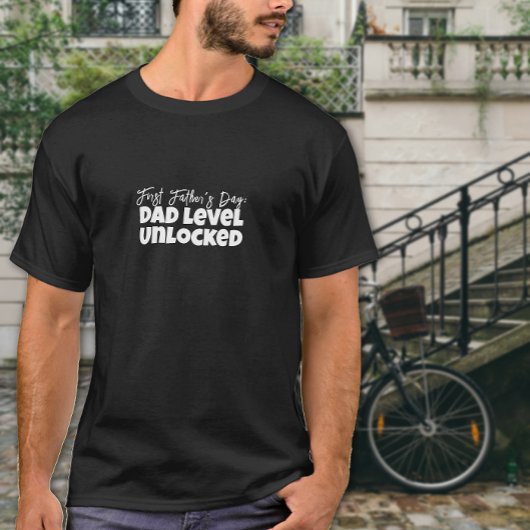 Funny Vater Ironischer Slogan für den ersten Vater T-Shirt