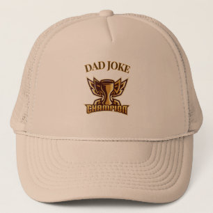 Funny Vater Joke Champion Trophy Truckerkappe