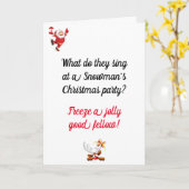 Funny Vater Joke Christmas Card Karte (Gelbe Blume)
