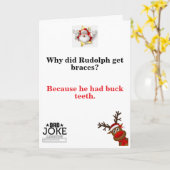 Funny Vater Joke Christmas Card Karte (Gelbe Blume)