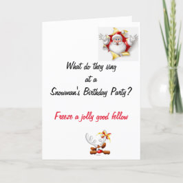 Funny Vater Joke Christmas Card Karte