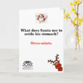 Funny Vater Joke Christmas Card Karte (Gelbe Blume)