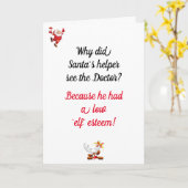 Funny Vater Joke Christmas Card Karte (Gelbe Blume)