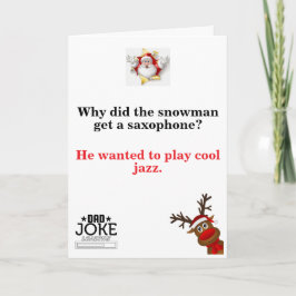 Funny Vater Joke Christmas Card Karte