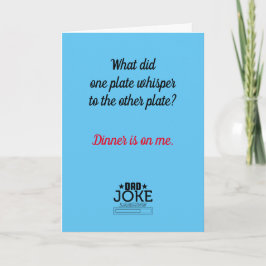 Funny Vater Joke Designed Card Karte