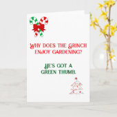 Funny Vater Joke entworfen Weihnachtskarte Karte (Gelbe Blume)