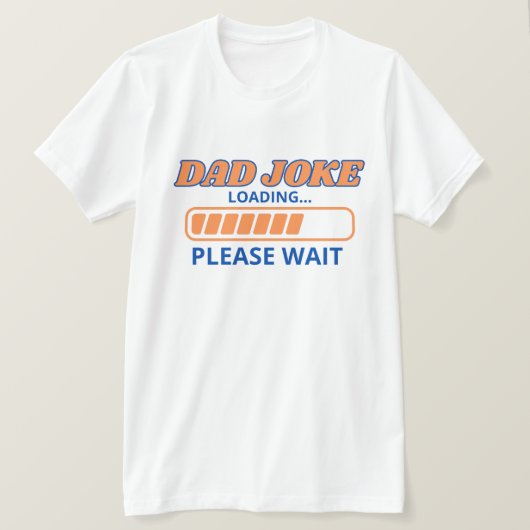 Funny "Vater Joke Loading.." - Klassischer Vater S T-Shirt (Design vorne)