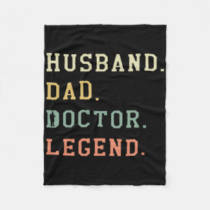 Funny Vater Jokes Design für Männer Vater Databyse Fleecedecke