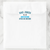 Funny Vater Jokes Father Pub Quadratischer Aufkleber (Tasche)