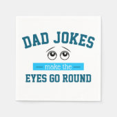 Funny Vater Jokes Father Pub Serviette (Vorderseite)