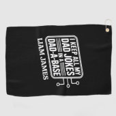 Funny Vater Jokes Fathers Tagesgeschenk für Papa Golfhandtuch (Horizontal)
