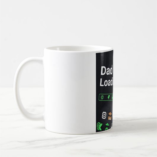 Funny Vater Jokes Loading Progress Bar Kaffeetasse (Links)