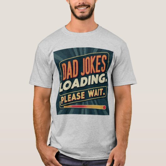 Funny Vater Jokes Loading T - Shirt - Vatertag Gif (Vorderseite)