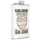 Funny Vater Jokes | Vatertag | Krasse Witze Flachmann (Rechts)