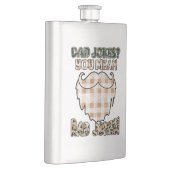 Funny Vater Jokes | Vatertag | Krasse Witze Flachmann (Rechts)