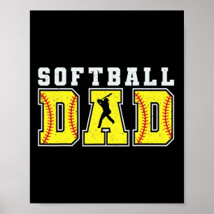 Funny Vater Life Softll Großvater Vater's Day Poster