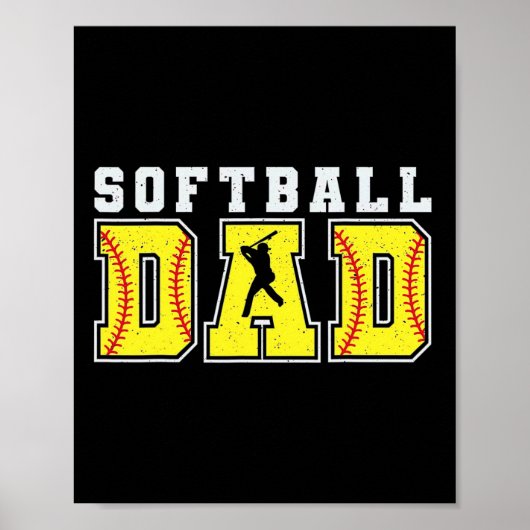 Funny Vater Life Softll Großvater Vater's Day Poster (Vorne)