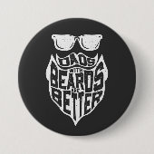 FUNNY VATER MIT BÄRTEN SIND BESSER VATER DAY BUTTON (Vorderseite)