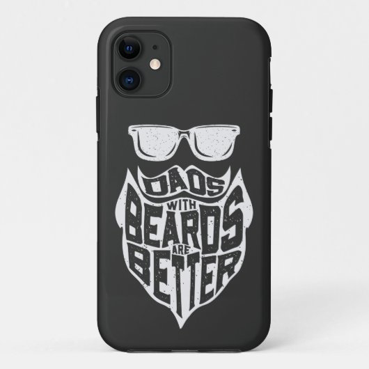 FUNNY VATER MIT BÄRTEN SIND BESSER VATER DAY Case-Mate iPhone HÜLLE (Rückseite)